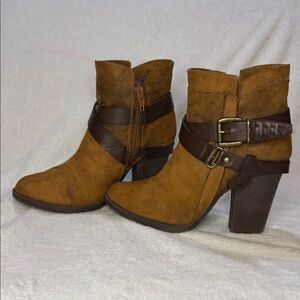 Brown Leather Ankle Boots